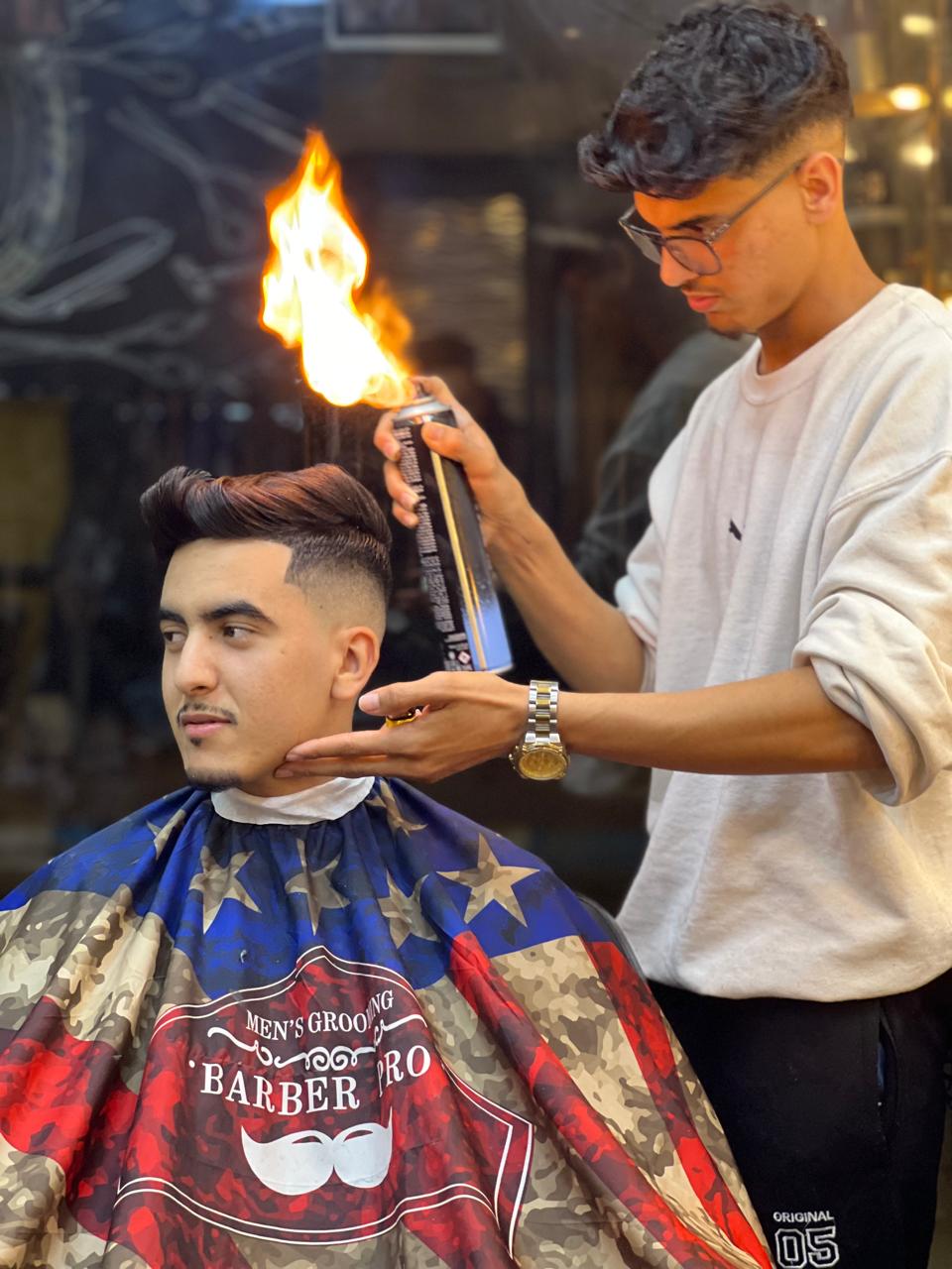 Session barbier intérieur design